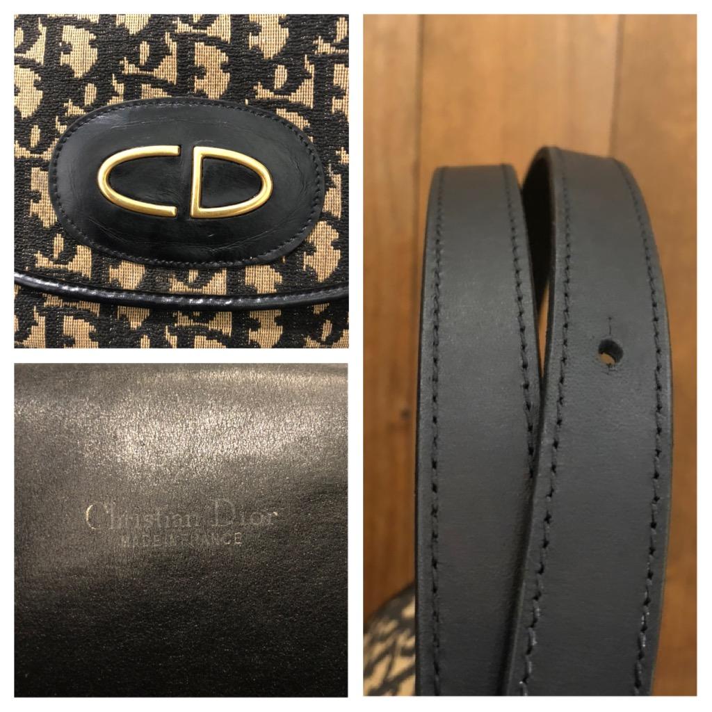 Bolso Vintage CHRISTIAN DIOR Negro Trotter Jacquard 1