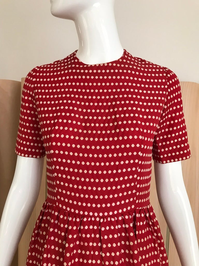 Superb 1970s Christian Dior by Marc Bohan Demi-Couture Net Lace Dress w Elaborate Beading