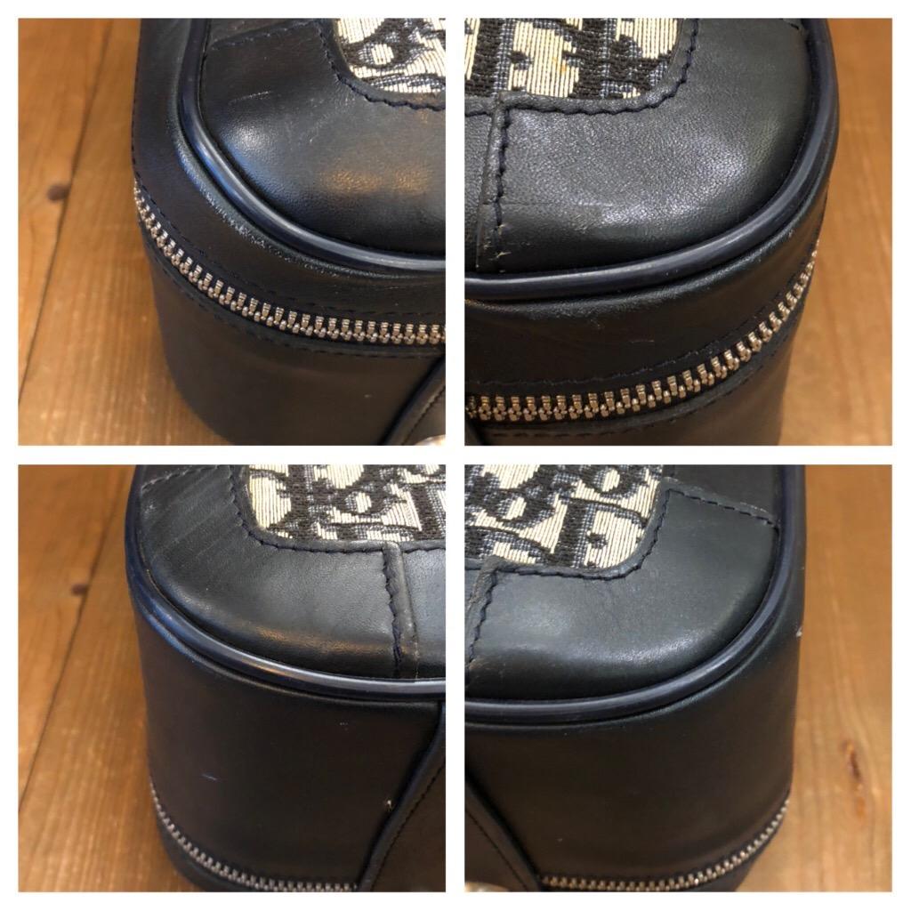1970er Christian Dior Marineblauer Trotter-Jacquard-Anzug mit weicher Seite Größe 50 1