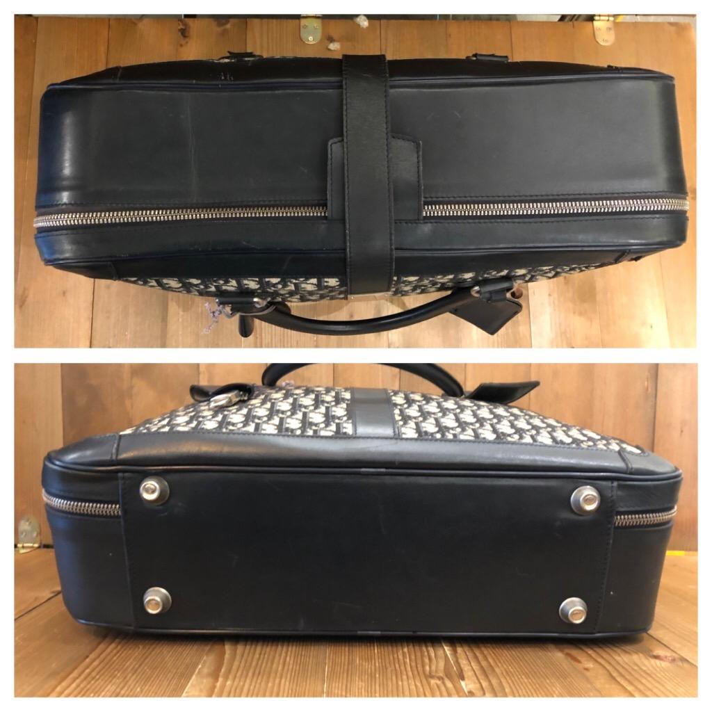 1970er Christian Dior Marineblauer Trotter-Jacquard-Anzug mit weicher Seite Größe 50 4