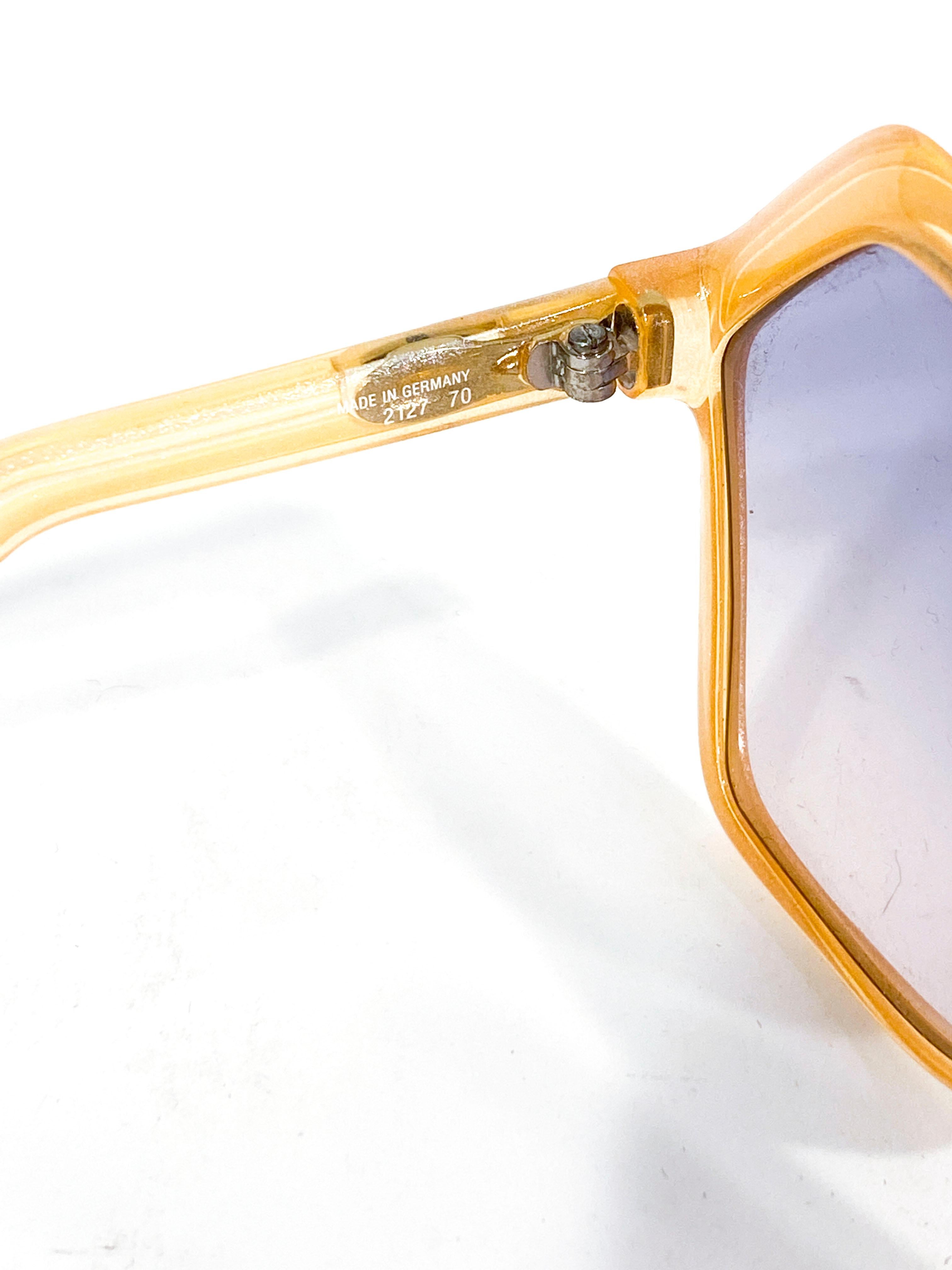 Gray 1970s Christian Dior Sunglasses