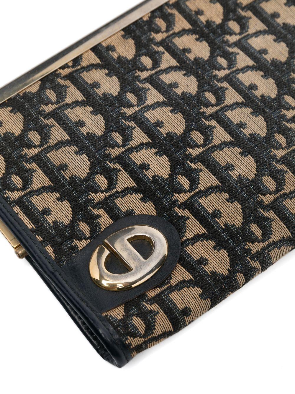1970s Christian Dior Trotter Clutch Bag In Good Condition For Sale In Paris, FR