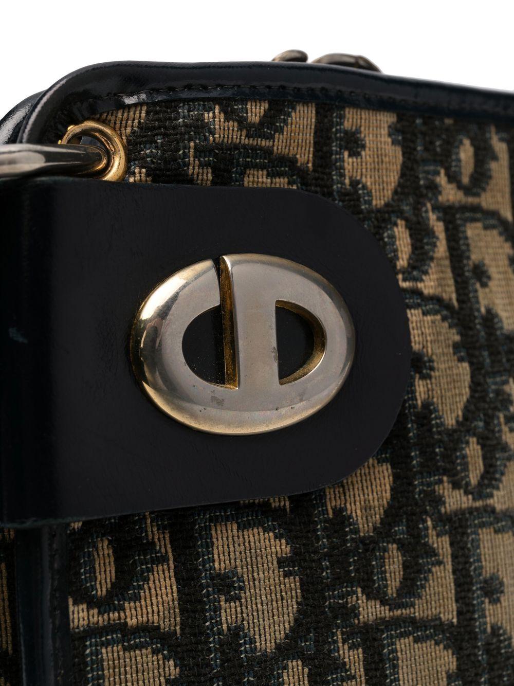 Women's 1970s Christian Dior Trotter Zipped Shoulder Bag For Sale