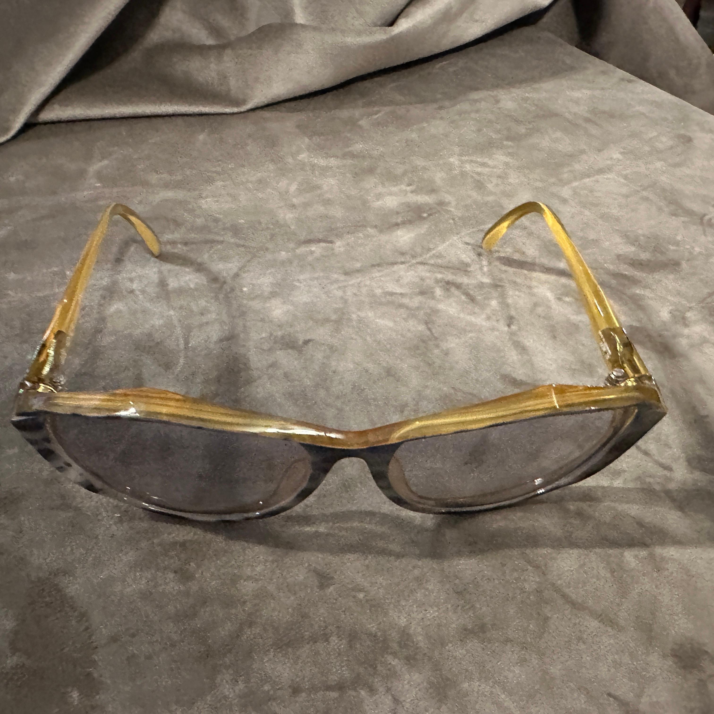 Lunettes de soleil surdimensionnées Christian Dior Vintage des années 1970 en vente 8