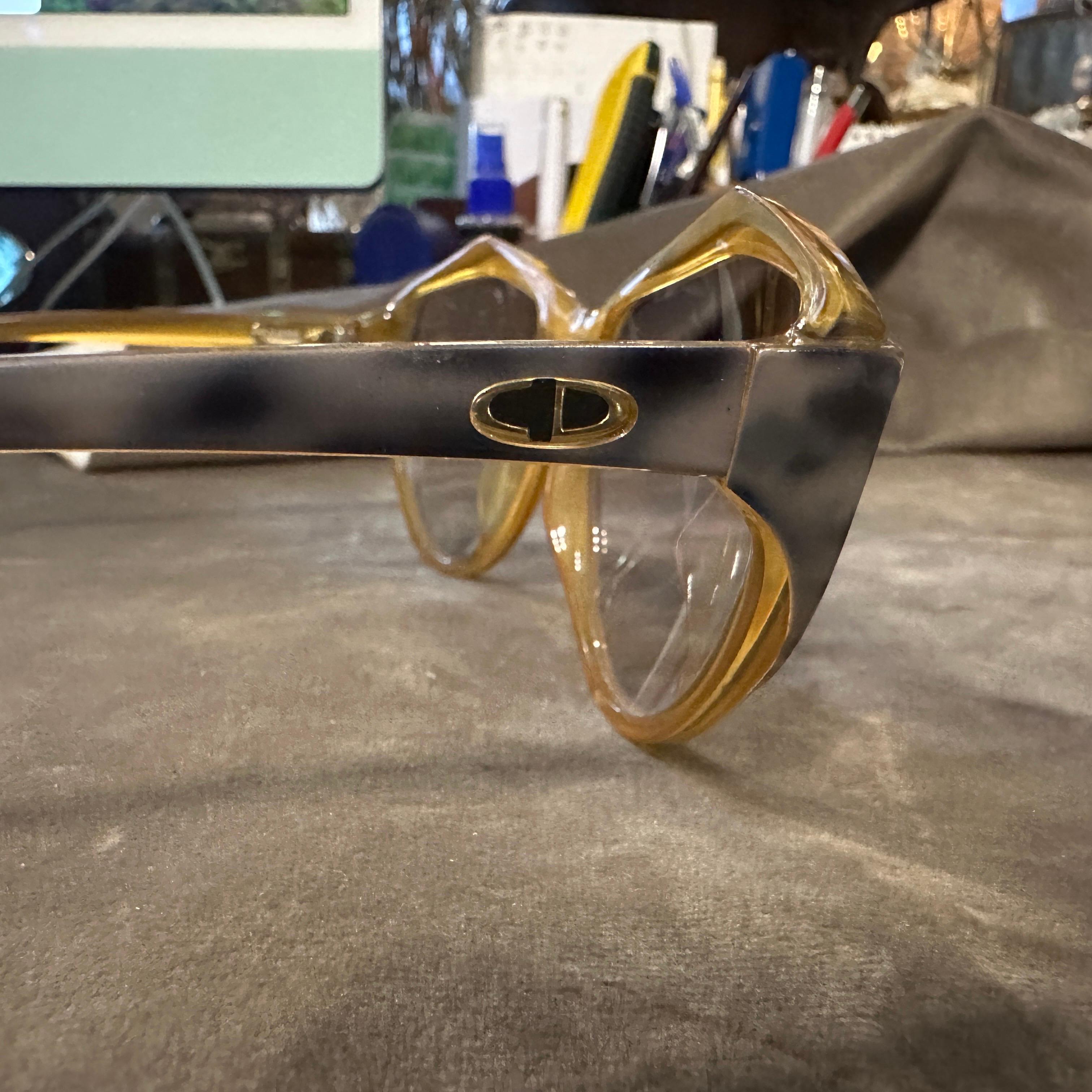 Lunettes de soleil surdimensionnées Christian Dior Vintage des années 1970 Pour femmes en vente