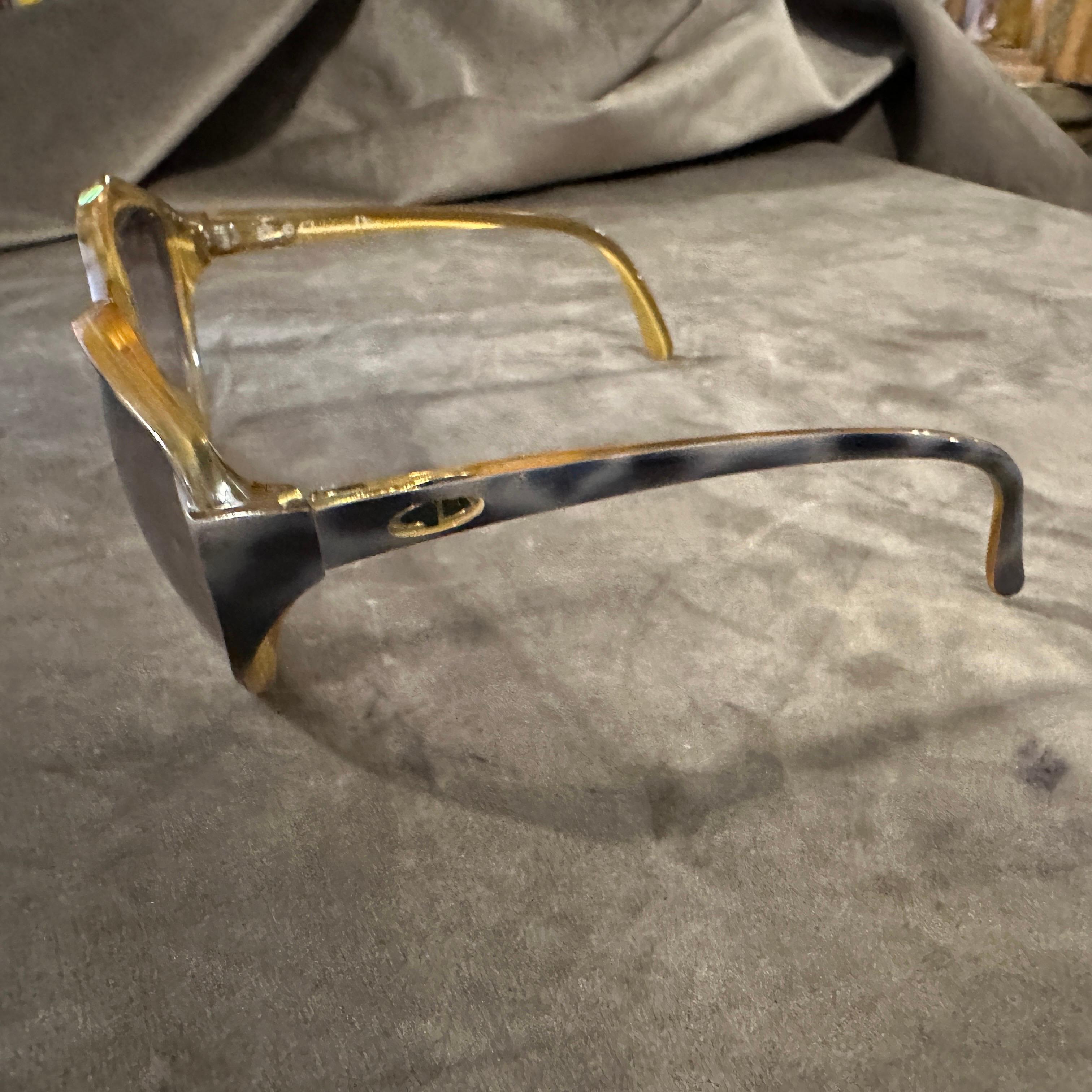 Lunettes de soleil surdimensionnées Christian Dior Vintage des années 1970 en vente 2