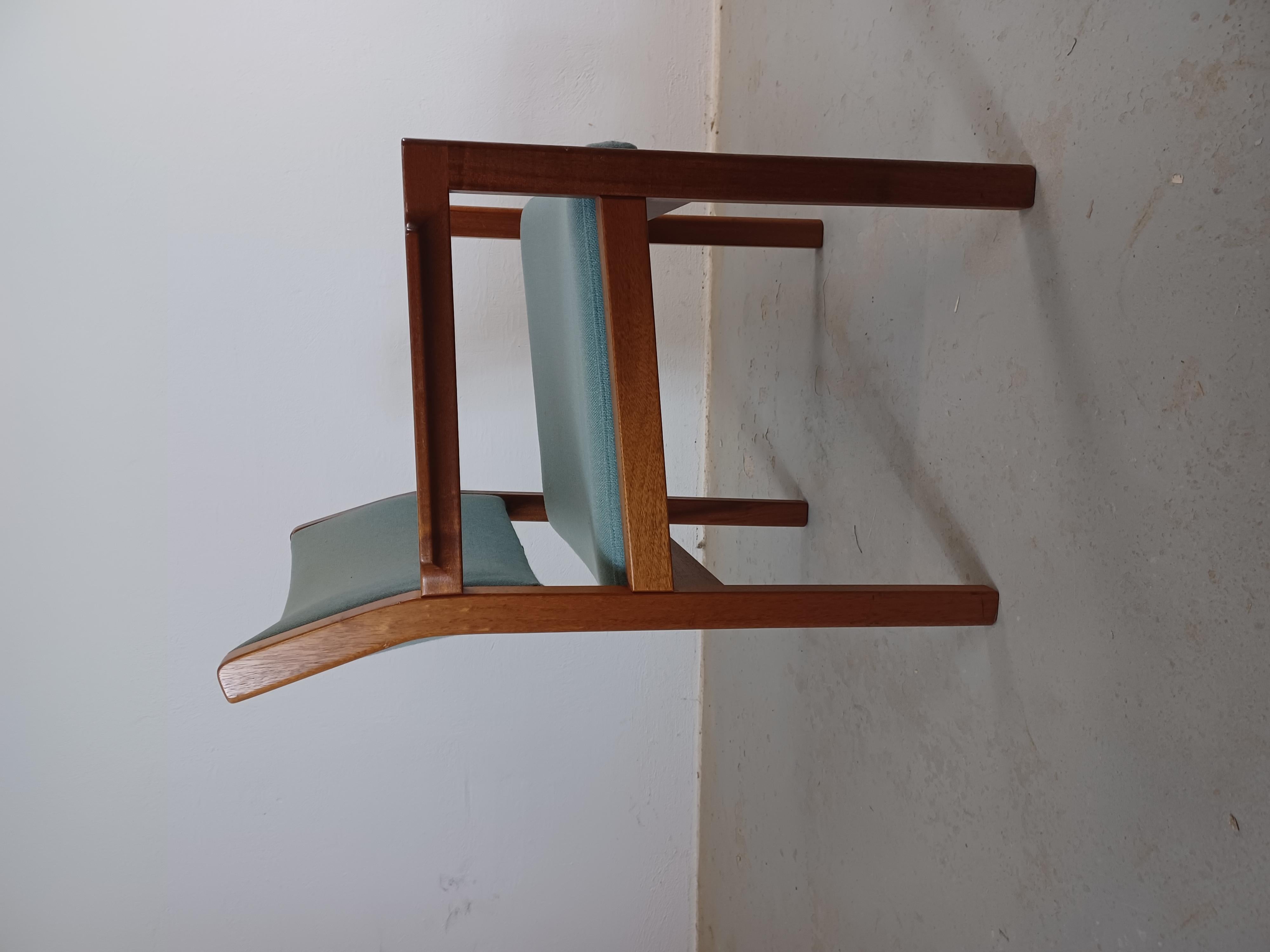 1970s Christian Hvidt Set of Two Restored Danish Armchairs in Mahogany in vendita 3