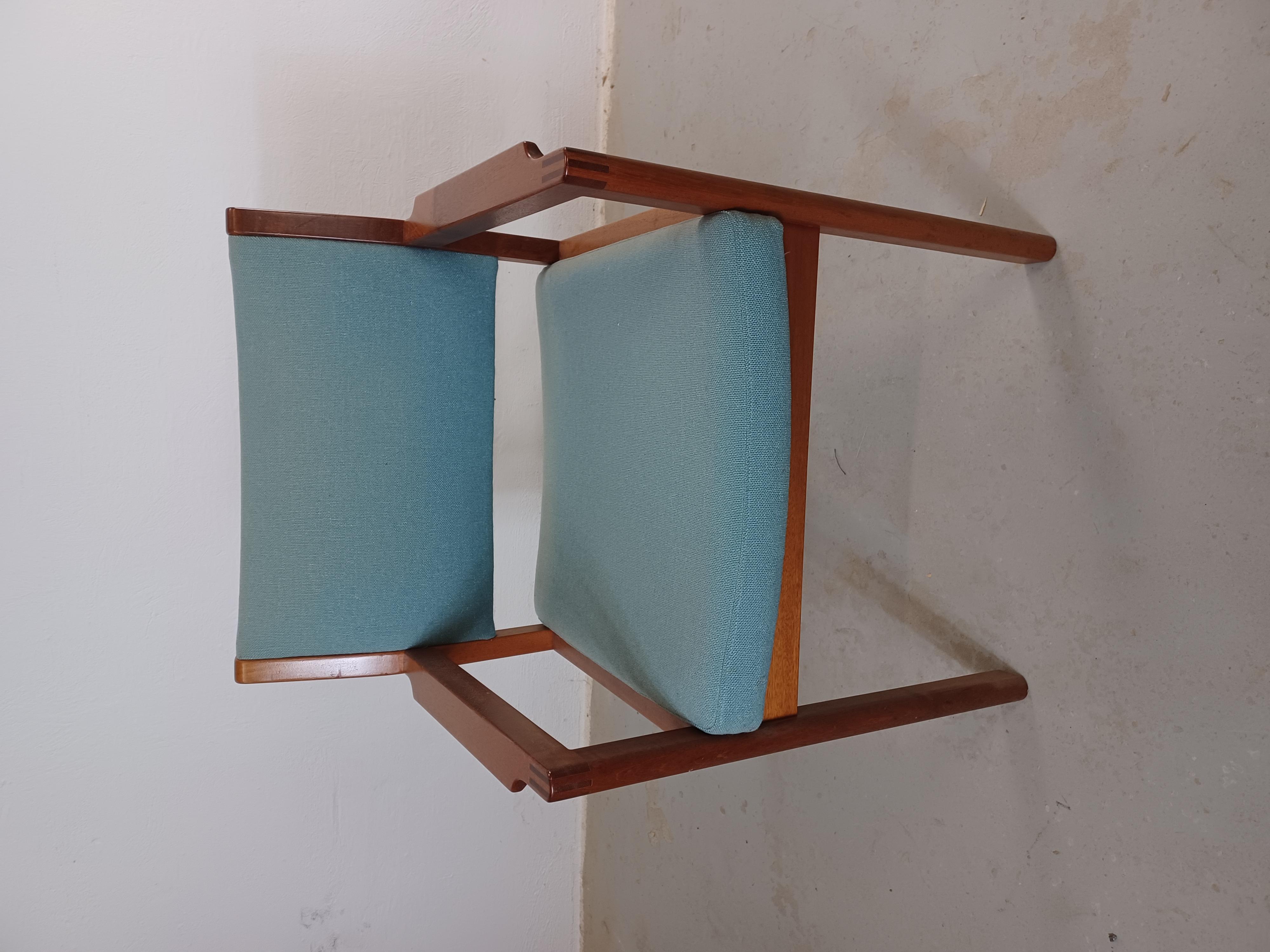 1970s Christian Hvidt Set of Two Restored Danish Armchairs in Mahogany in vendita 5