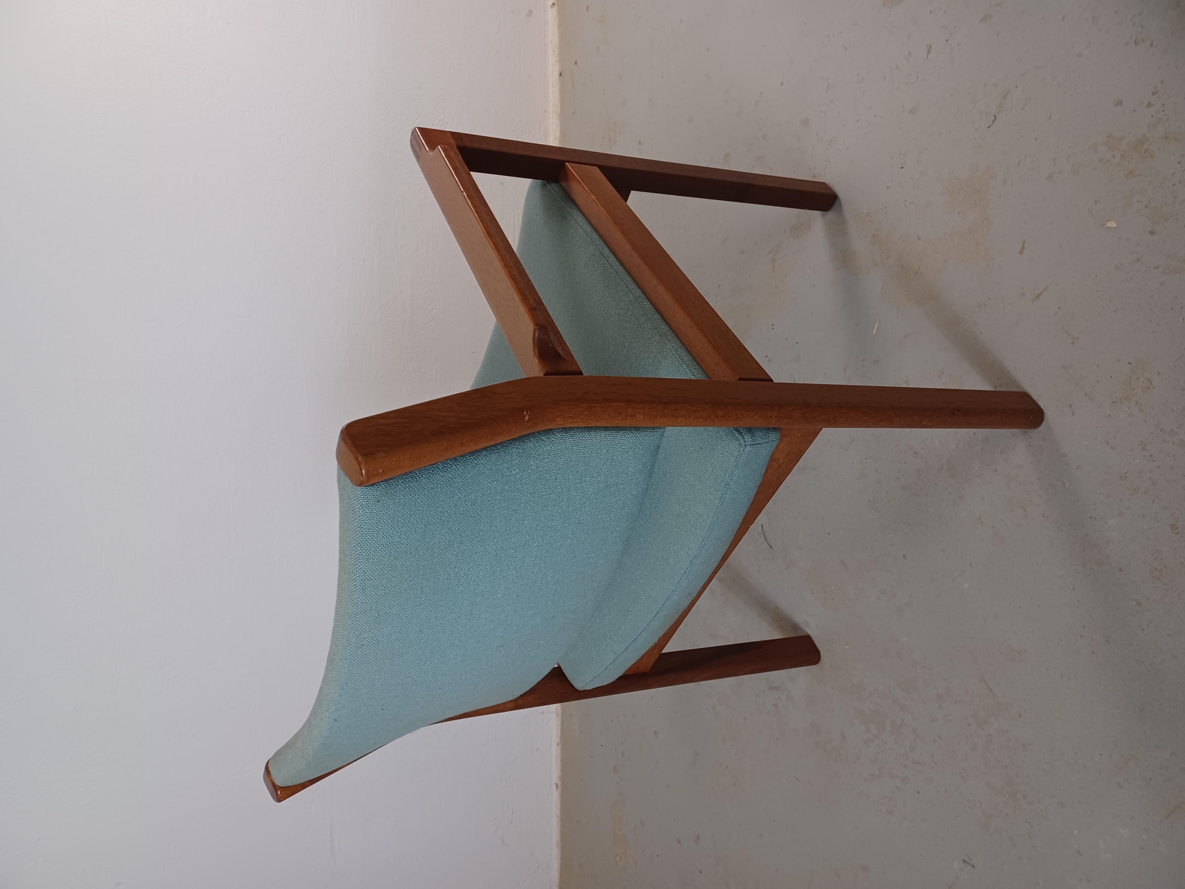 1970s Christian Hvidt Set of Two Restored Danish Armchairs in Mahogany in vendita 1