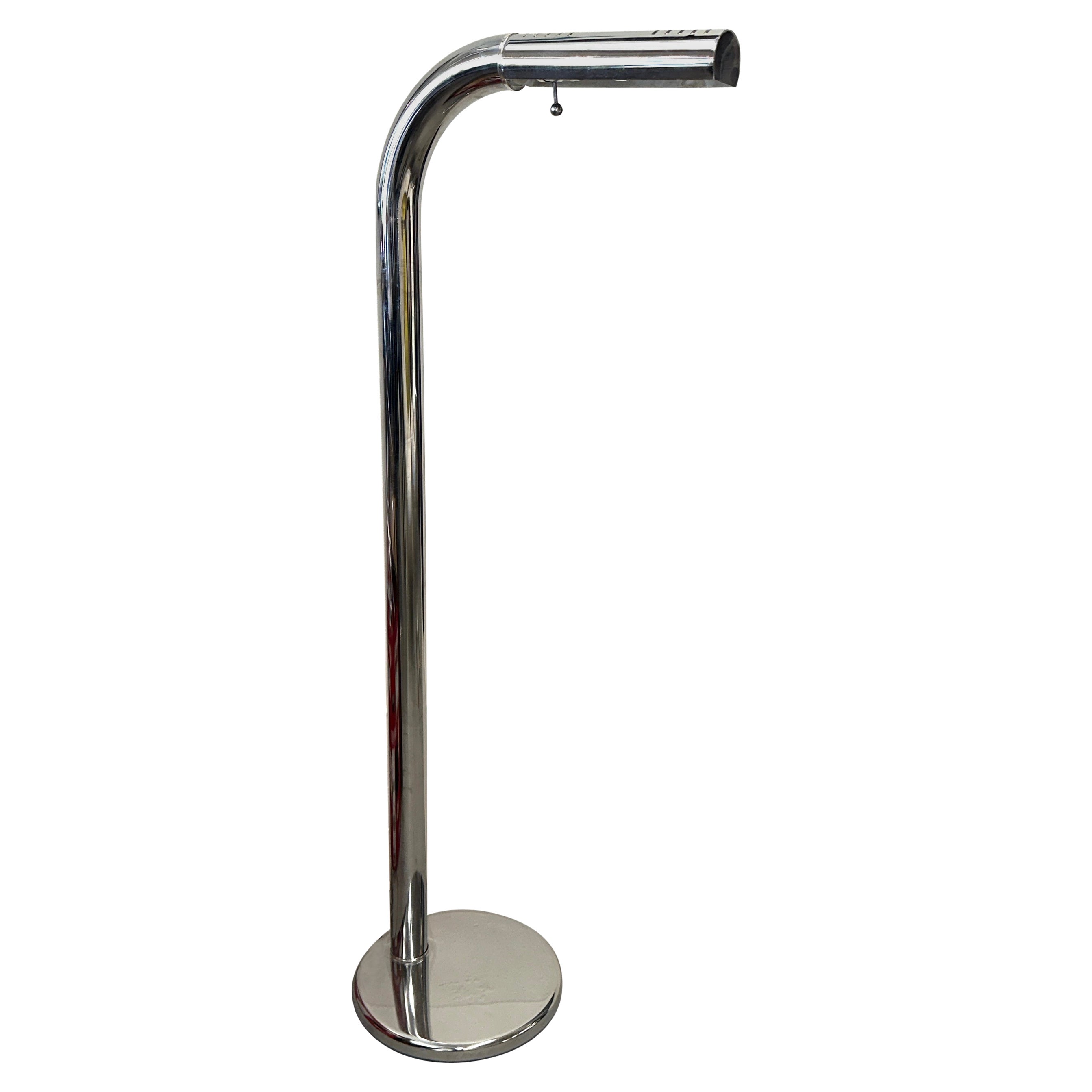 1970’s Chrome Floor Lamp by Jim Bindman for Rainbow Lamp Co