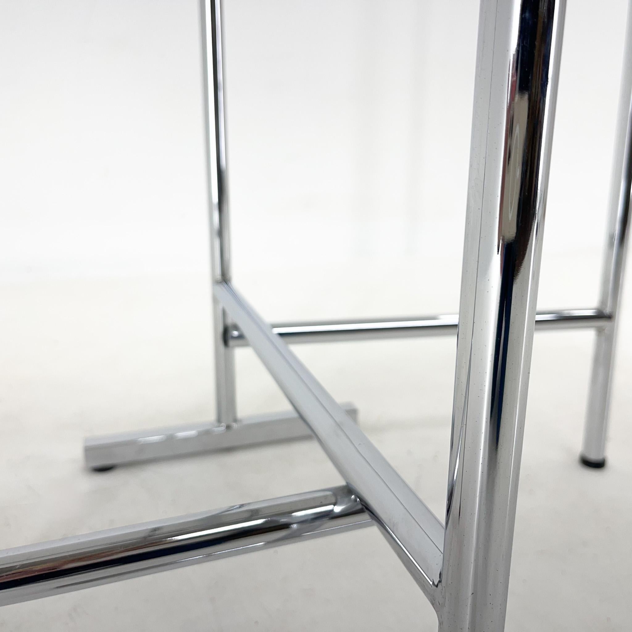 1970's Chrome & Formica Folding Table 1