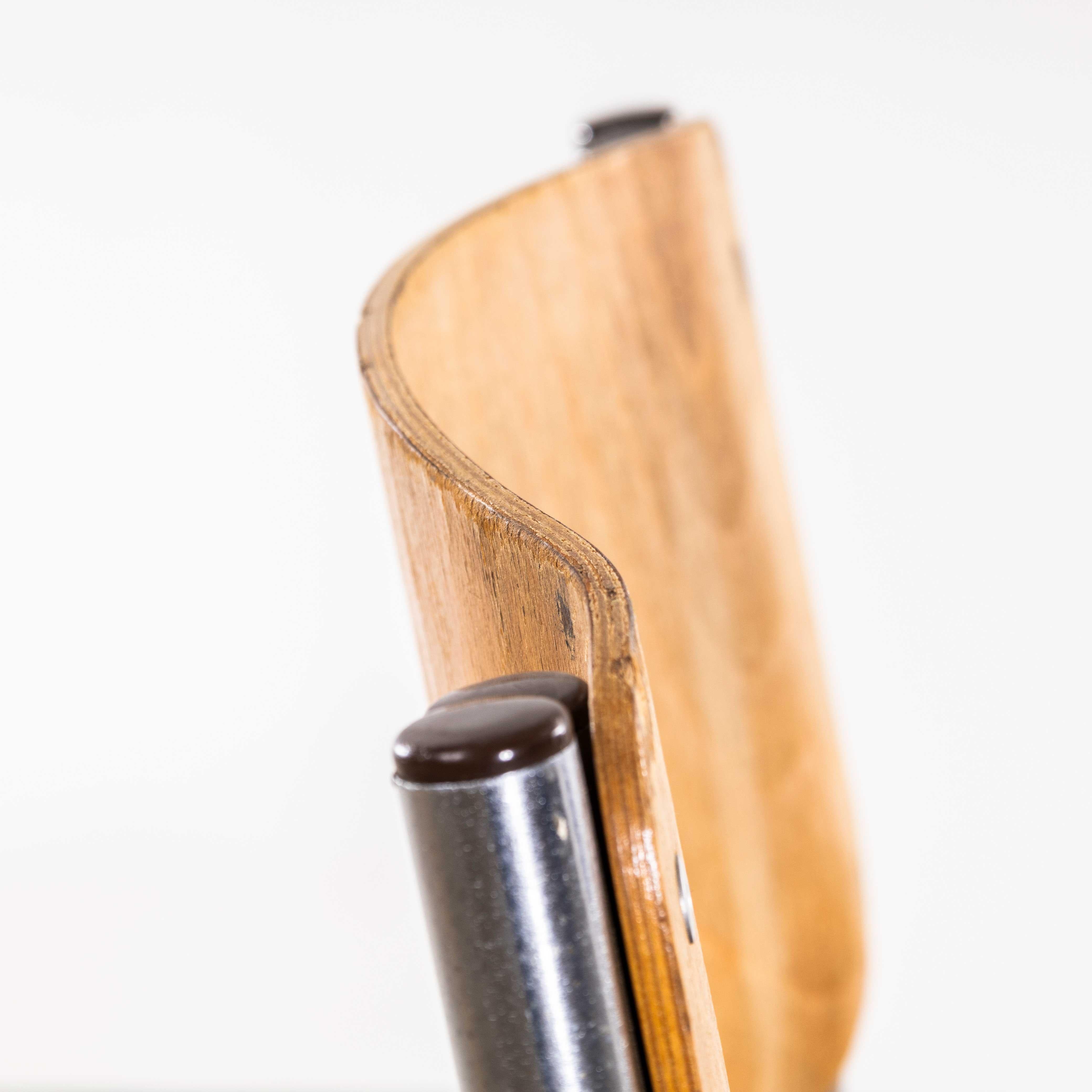 1970's Chrome Frame Stapeln Universität Esszimmerstühle im Angebot 4