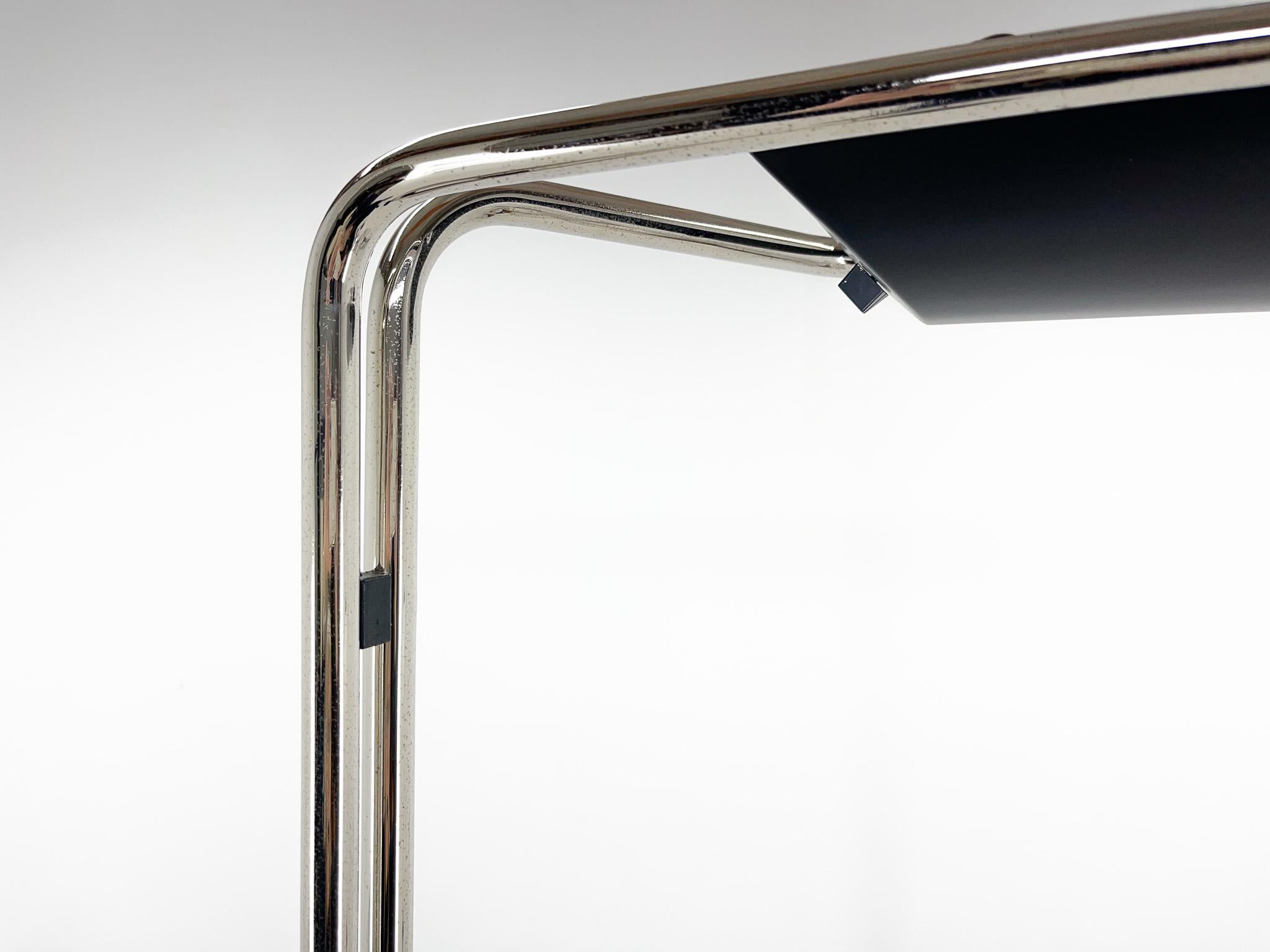 1970's Chrome & Marble Floor Lamp by Bruno Gecchelin for Guzzini, Italy For Sale 2