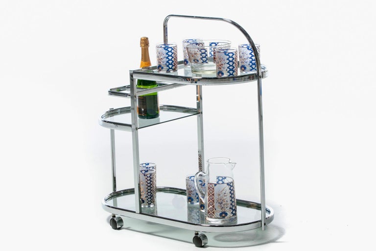Manhattan Chrome Bar Cart main image 1