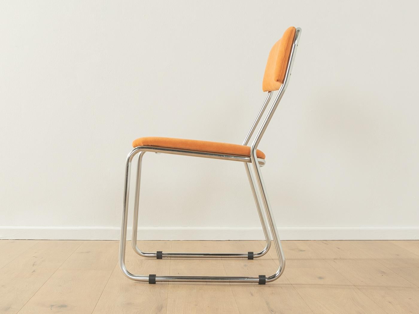 Chaises Space AGE chromées des années 1970 Bon état - En vente à Neuss, NW