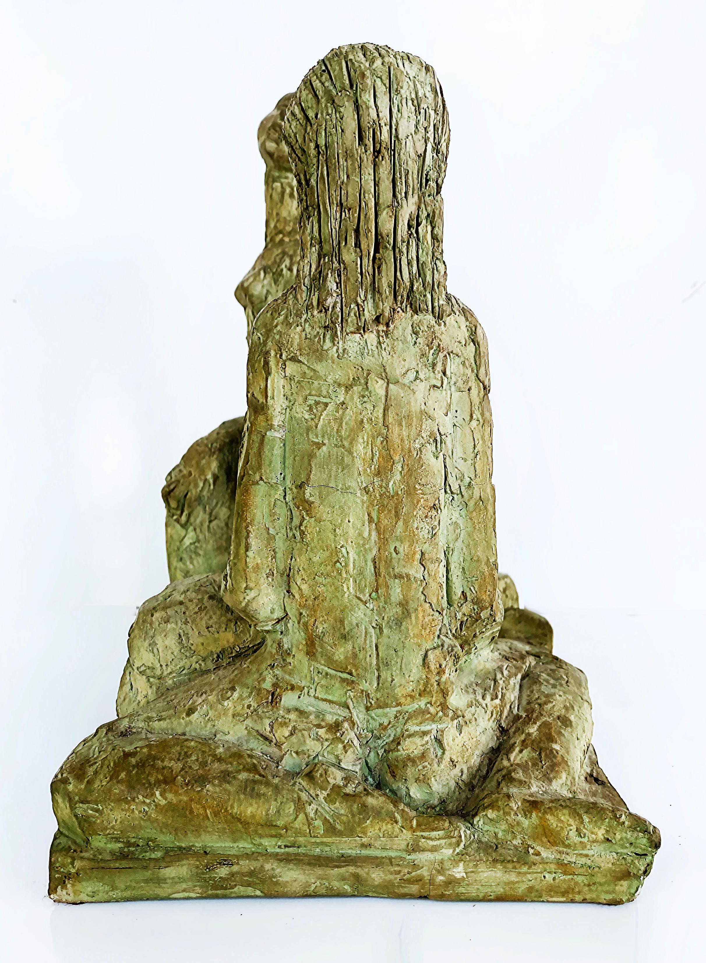Composition 1970 Chuck Dodson Sculpture figurative érotique d'un Ménage à Trois en vente
