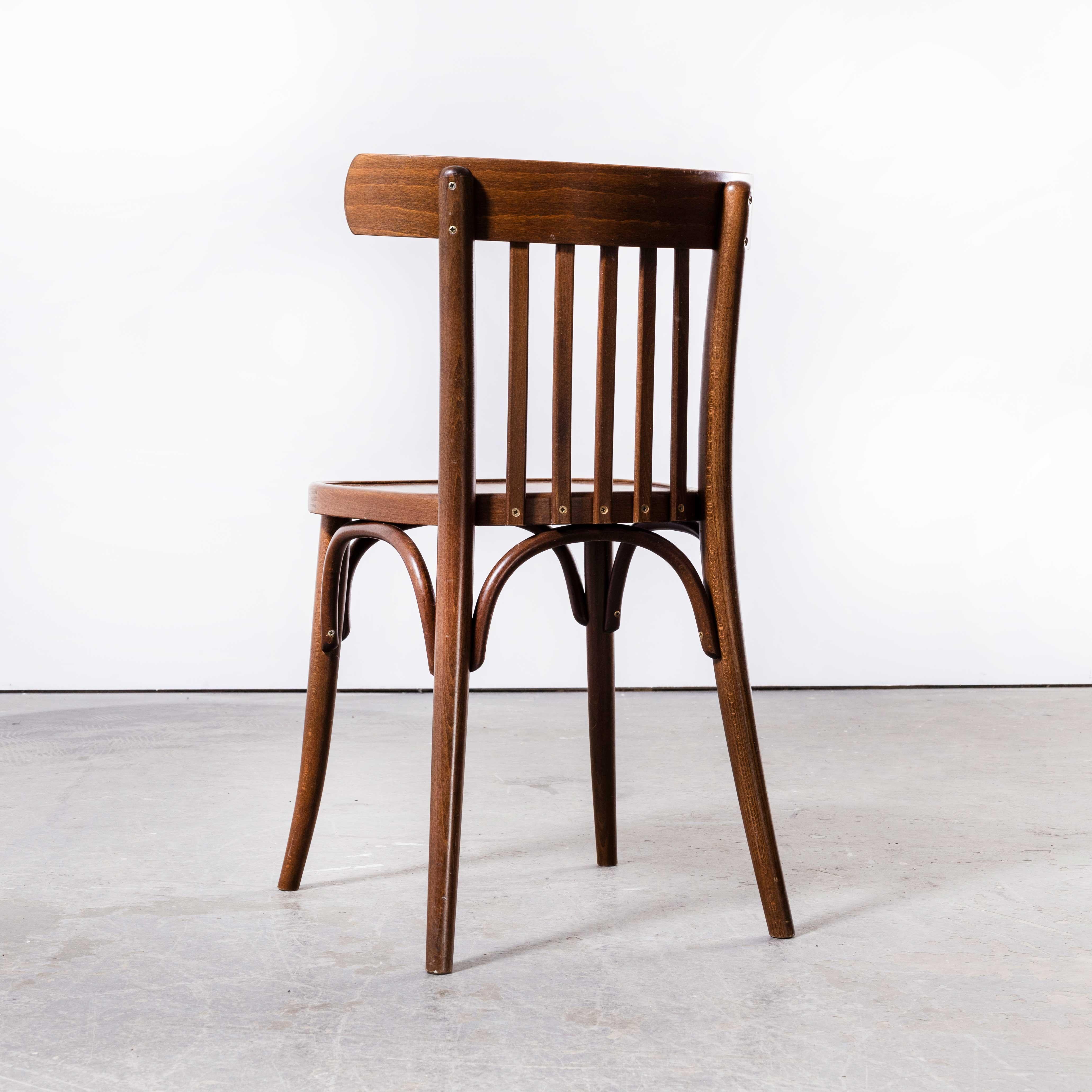 1970's Classic Mid Tan Bentwood Chair - Set Of Twenty Four In Good Condition In Hook, Hampshire
