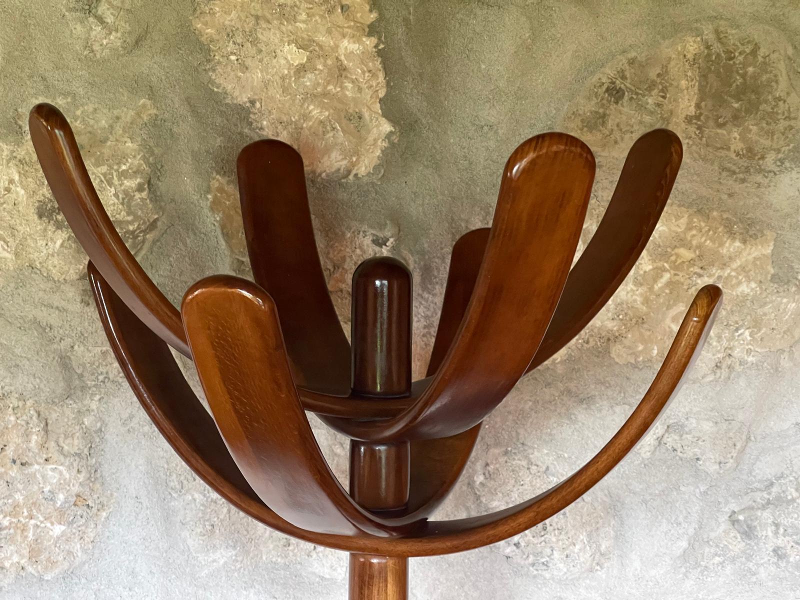 Mid-Century Modern 1970s Coat Rack Cactus Attributed to Mauro Pasquinelli, Italy