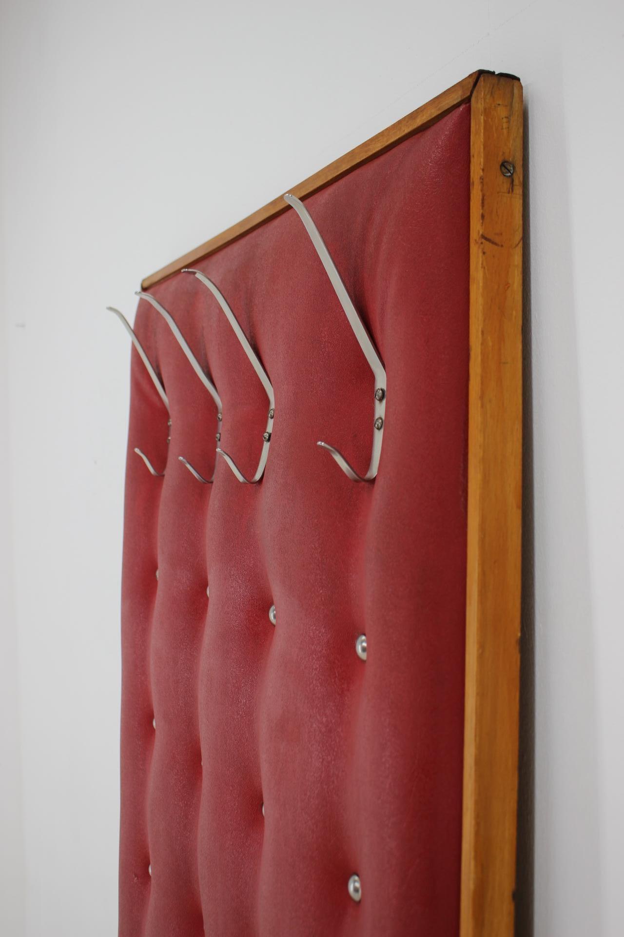 Late 20th Century 1970s Coat Rack Panel, Czechoslovakia For Sale