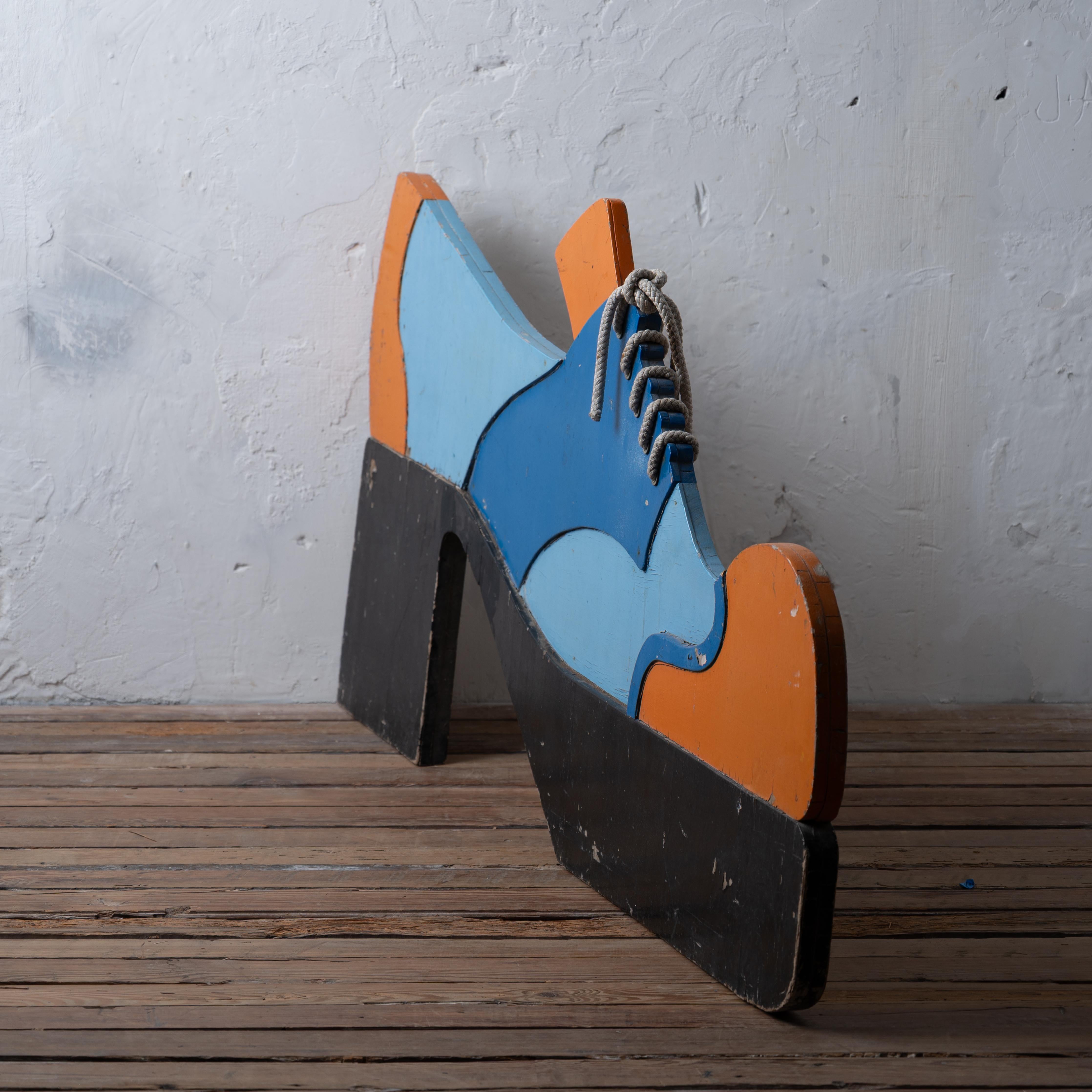 1970er Jahre Cobbler's Platform Shoe Trade Sign im Angebot 3
