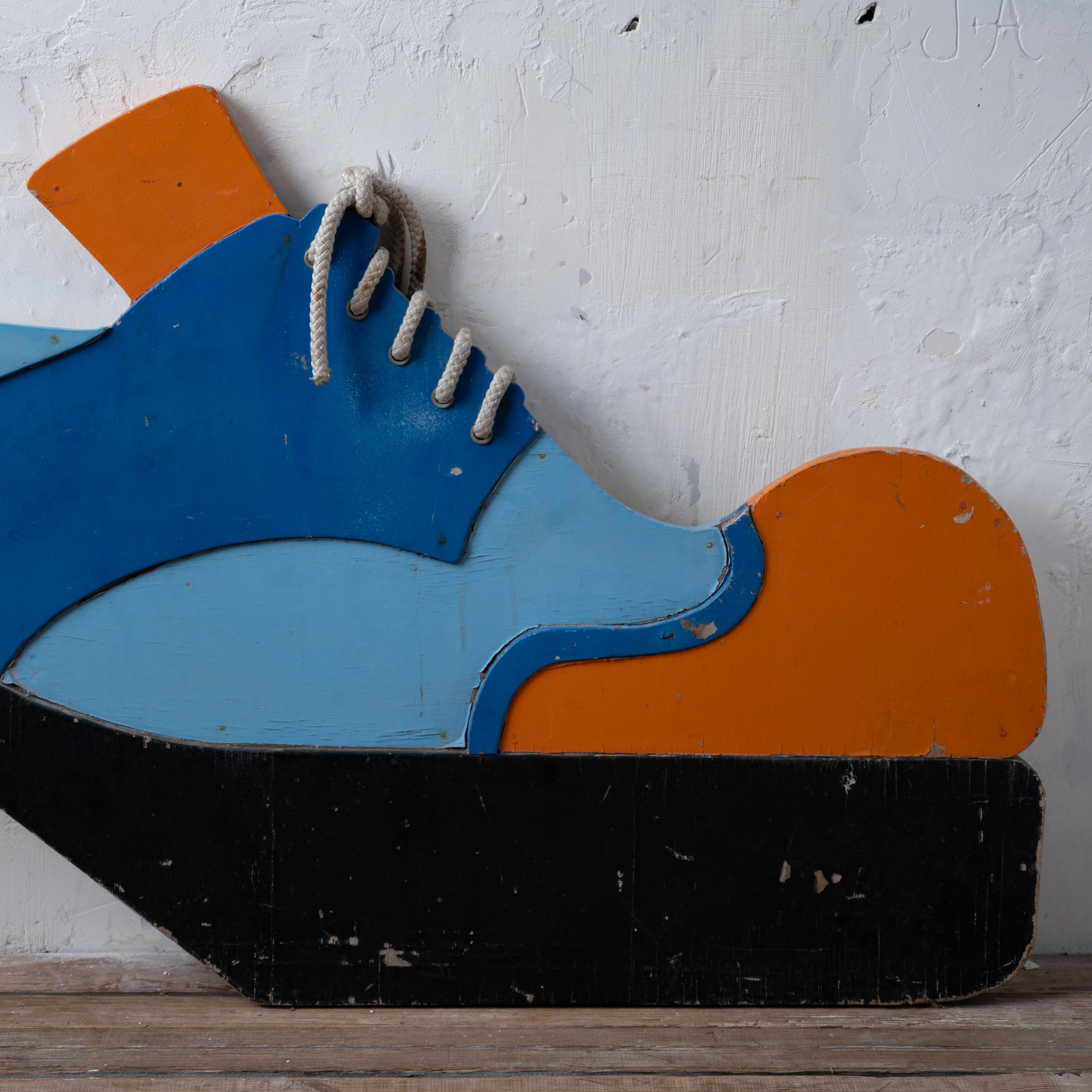 1970er Jahre Cobbler's Platform Shoe Trade Sign (Unbekannt) im Angebot