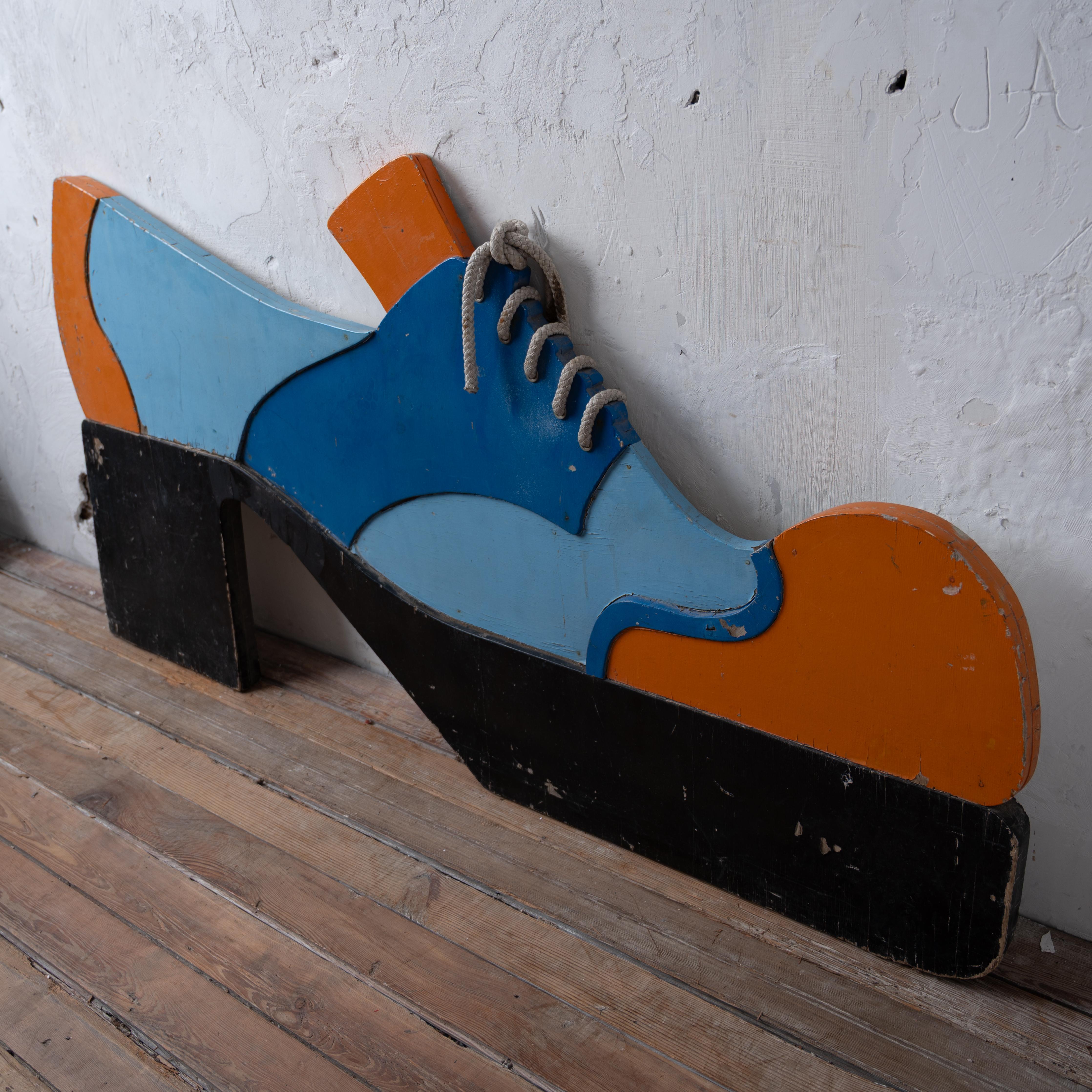 1970er Jahre Cobbler's Platform Shoe Trade Sign im Angebot 1