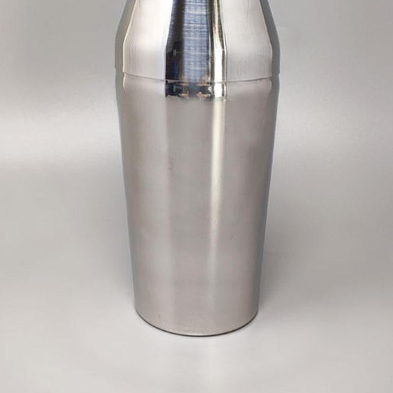 Late 20th Century 1970s Cocktail Shaker by Guy Degrenne in Stainless Steel, Made in France For Sale
