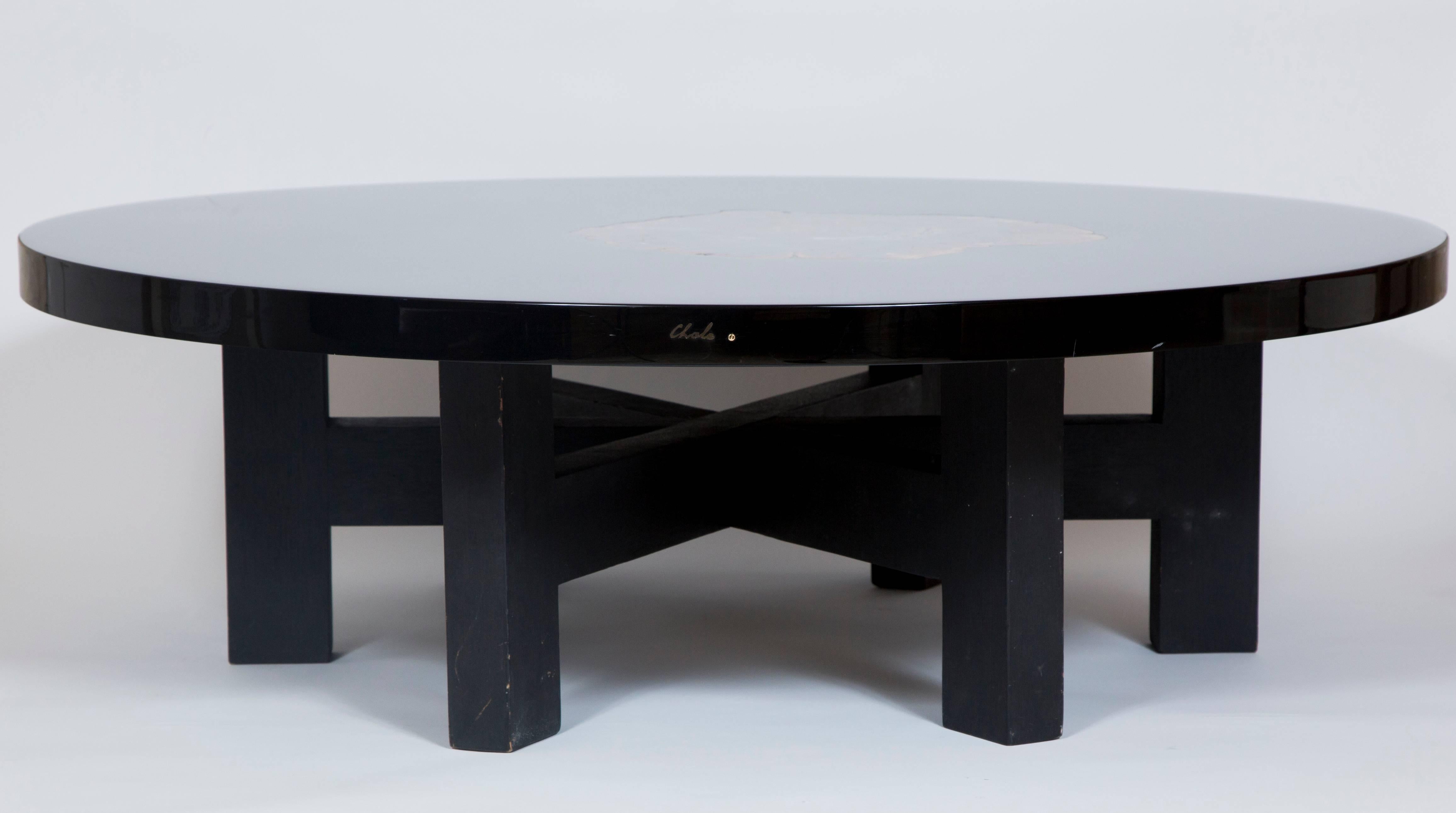 French 1970s Coffee Table by Ado Chale