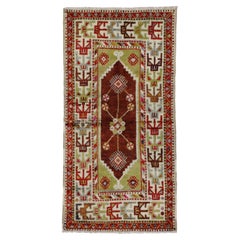 1970's Colorful Turkish Oushak Carpet