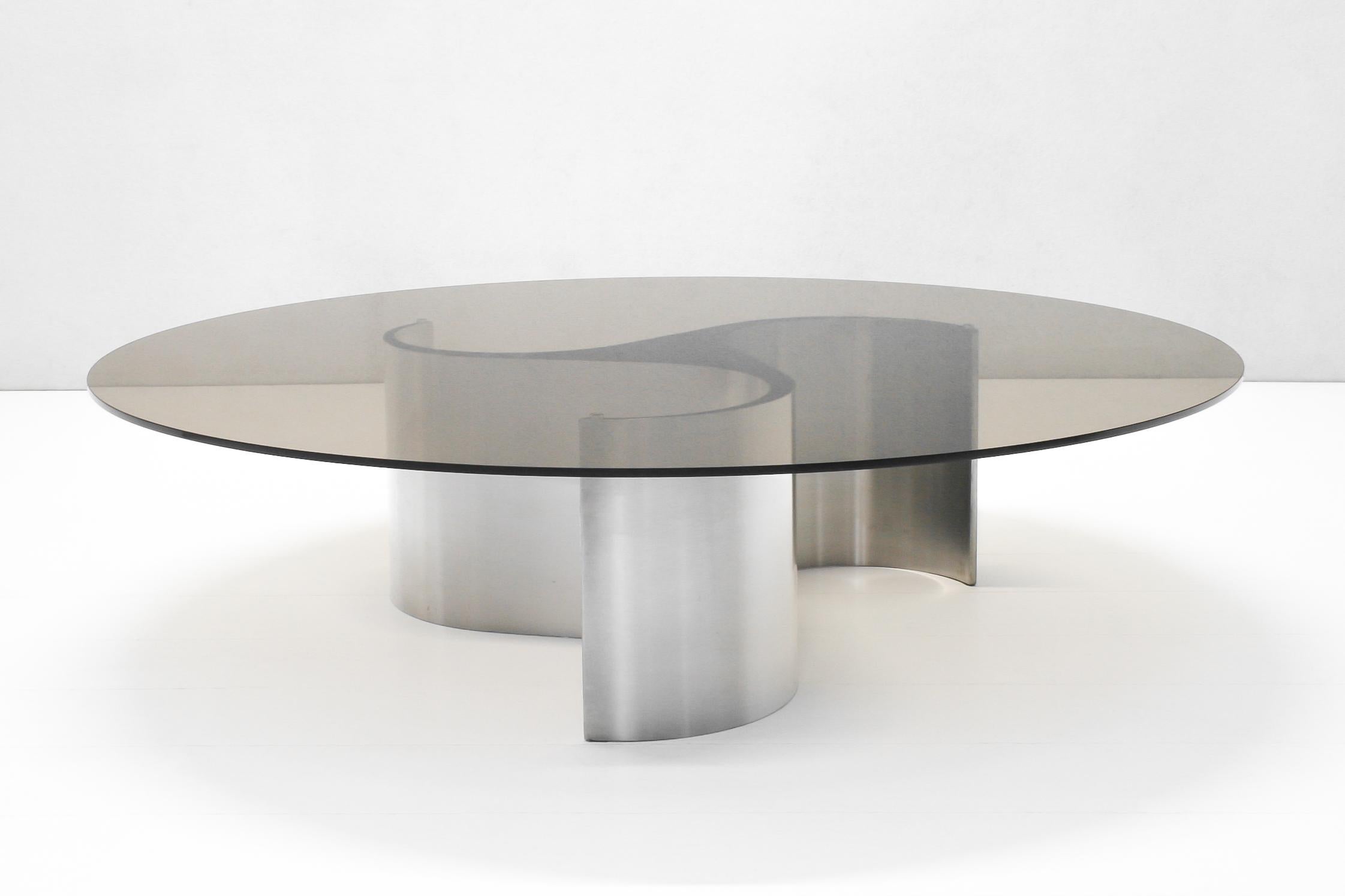 Space Age 1970s Comete Coffee Table by Patrice Maffei for Kappa France