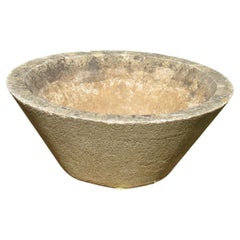 1970s Concrete Conical Garden Planter