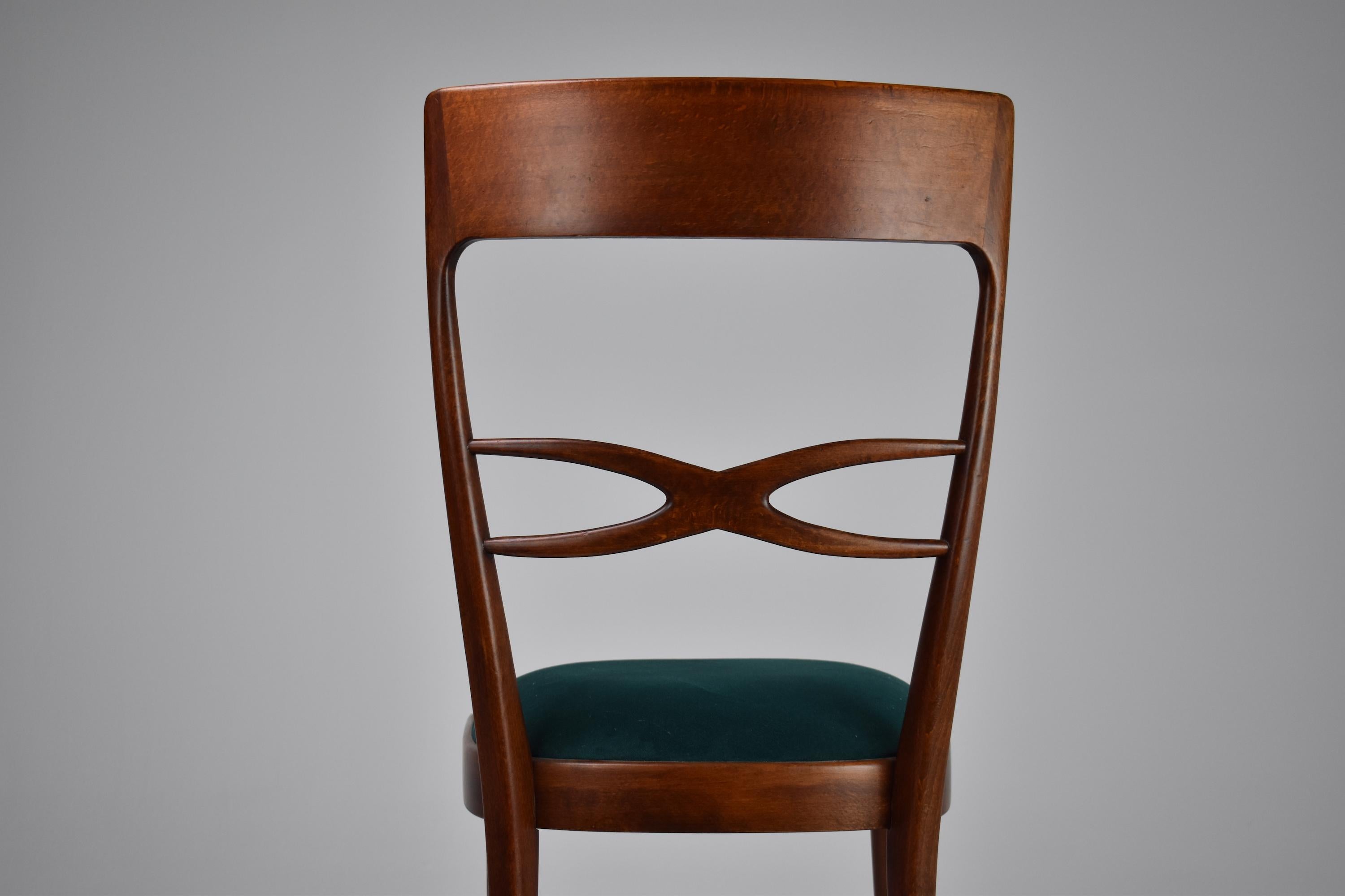 1970's Consorzio Sedie Friuli Restored Dining Chairs, Set of 8 10