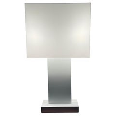 1970s Constructivist / Modernist Design Table Lamp in White