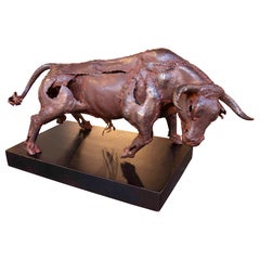 Esculturas metálicas de animales