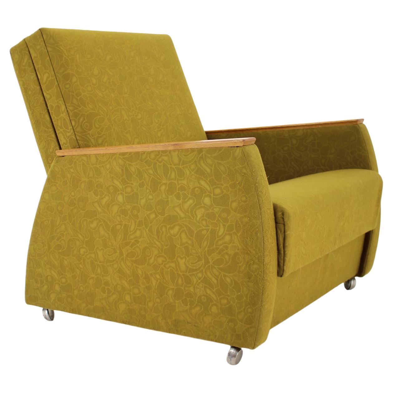 1970s Convertible Armchair, Czechoslovakia 2 Items Available