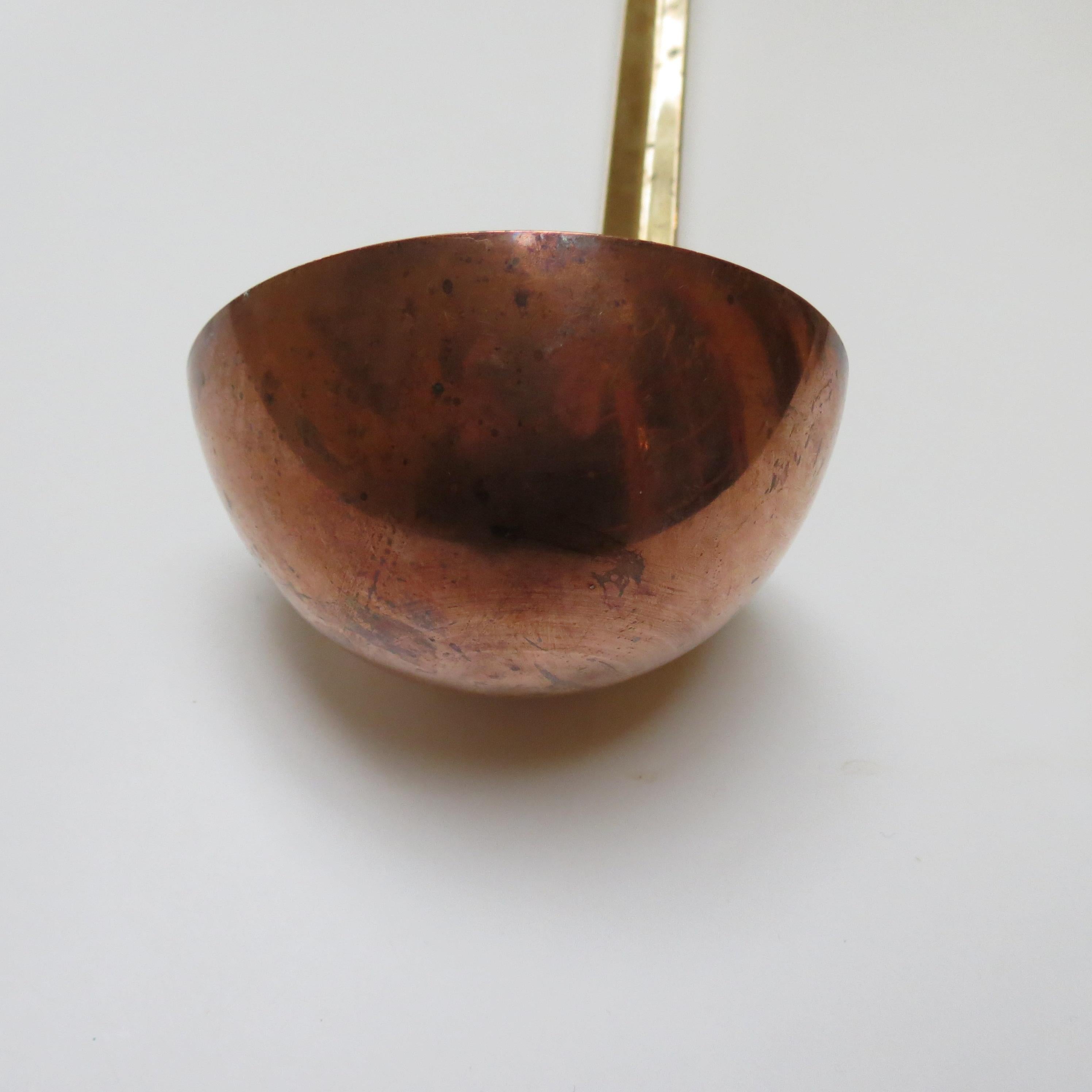 1970s Copper And Brass Soup Ladle 4