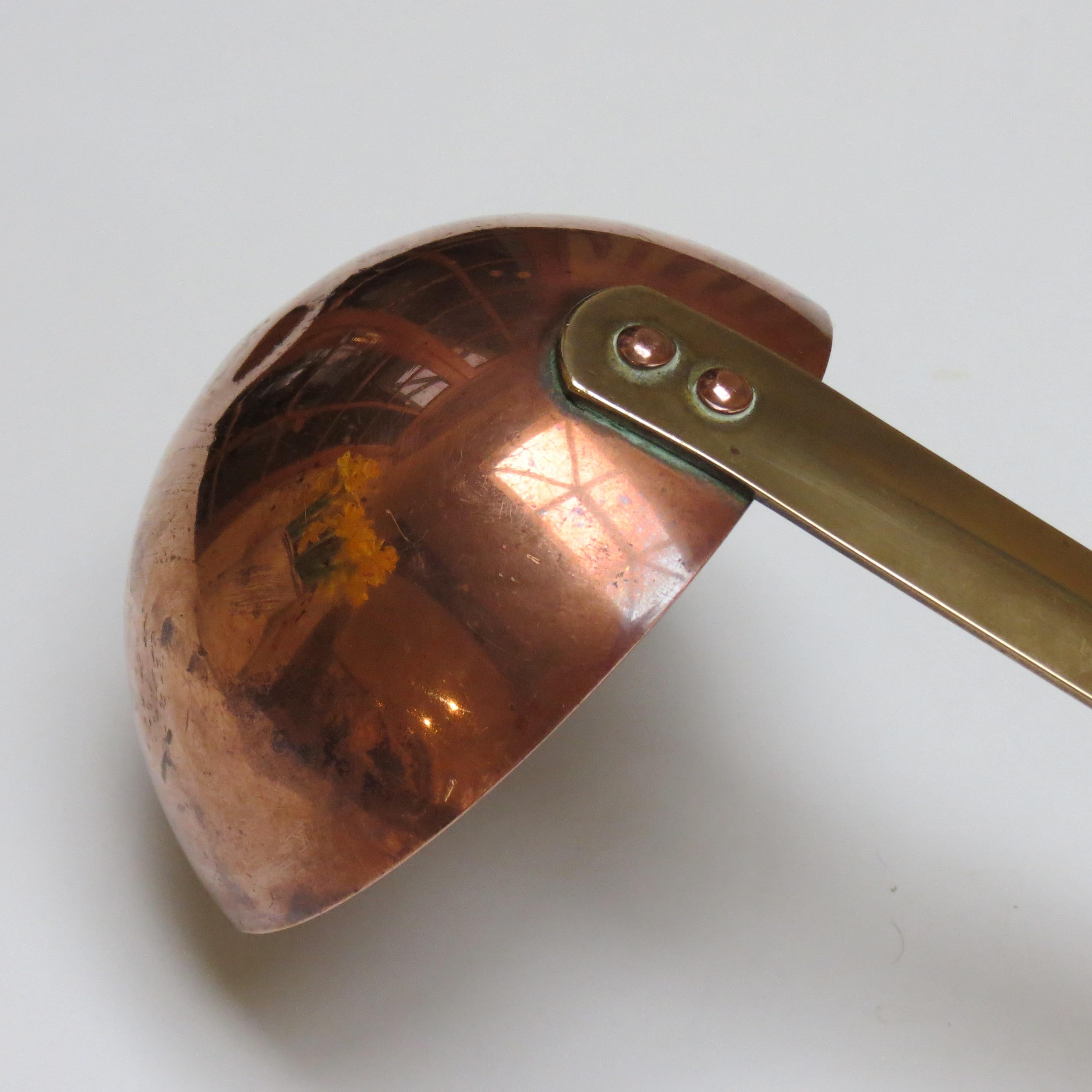 1970s Copper And Brass Soup Ladle 5