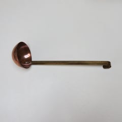1970s Copper And Brass Soup Ladle