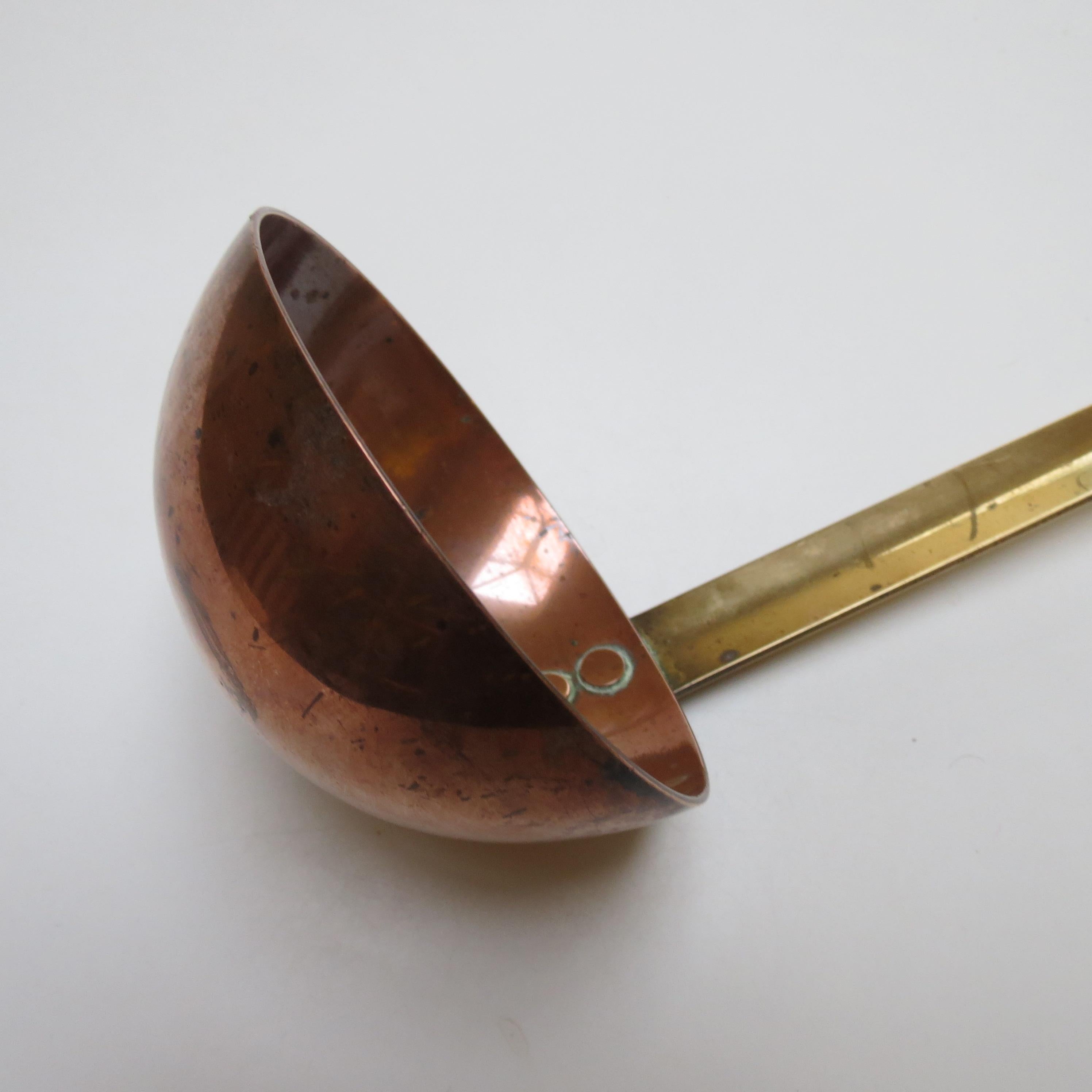 1970s Copper And Brass Soup Ladle 3