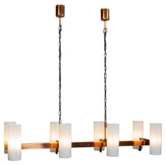 1970s Copper Chandelier attributed to Jo Hammerborg for Fog & Mørup , Denmark