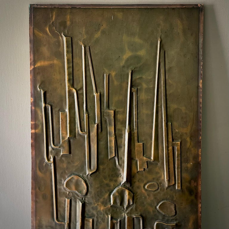 1970s Copper Door Panel For Sale at 1stDibs
