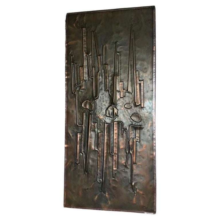 1970s Copper Door Panel For Sale at 1stDibs