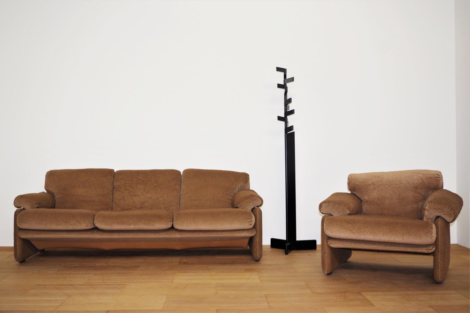 1970s Coronado Sofa & Armchair Set by B&B Italia – Iconic Italian Design 11