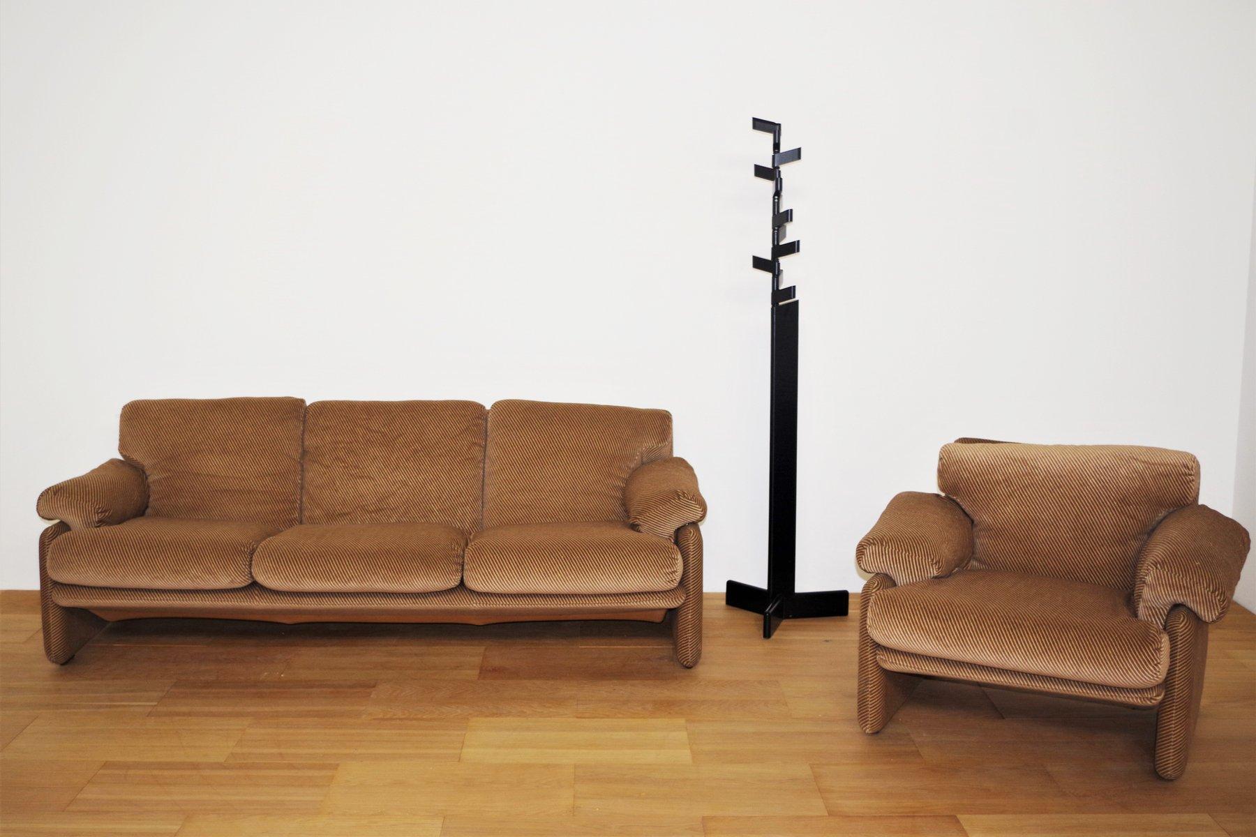 1970s Coronado Sofa & Armchair Set by B&B Italia – Iconic Italian Design 12