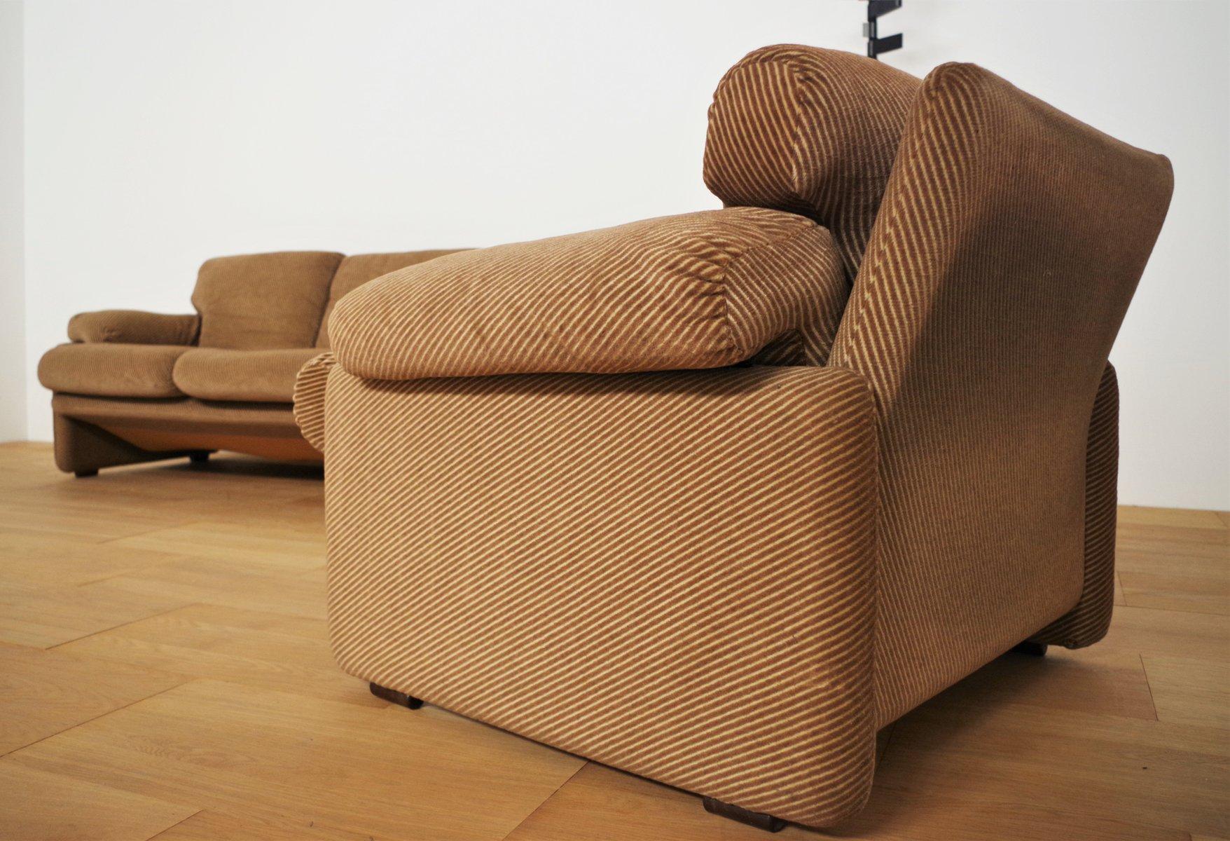 Fine XX secolo 1970s Coronado Sofa & Armchair Set by B&B Italia – Iconic Italian Design