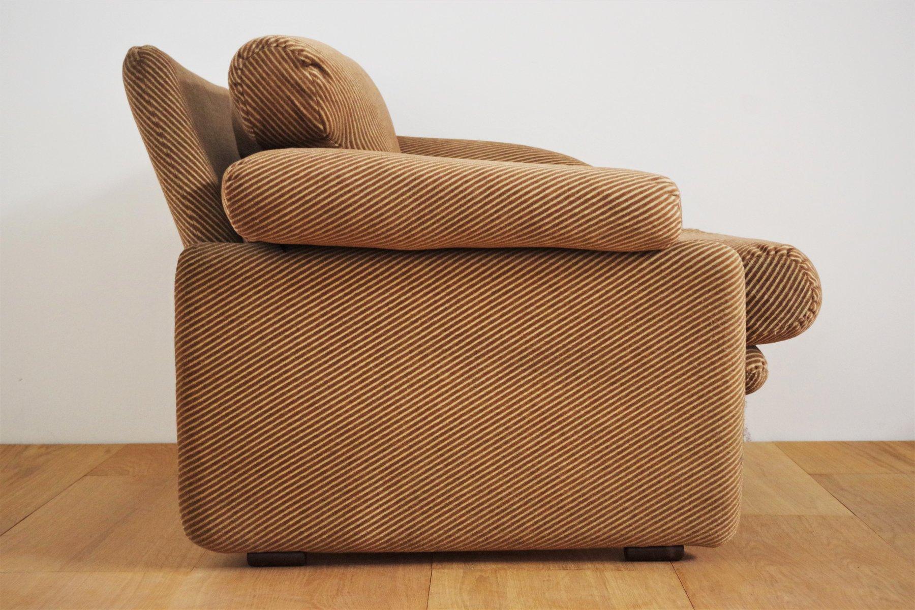 Tessuto 1970s Coronado Sofa & Armchair Set by B&B Italia – Iconic Italian Design