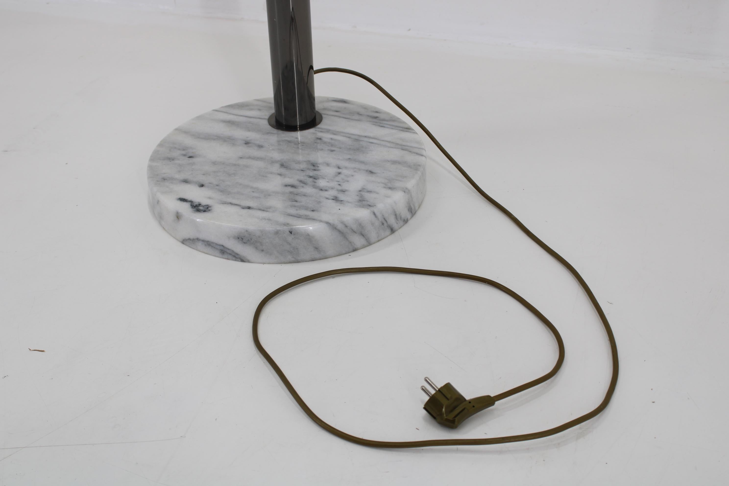 Glass 1970s Cottex Five Arm Floor Lamp, Sweden For Sale
