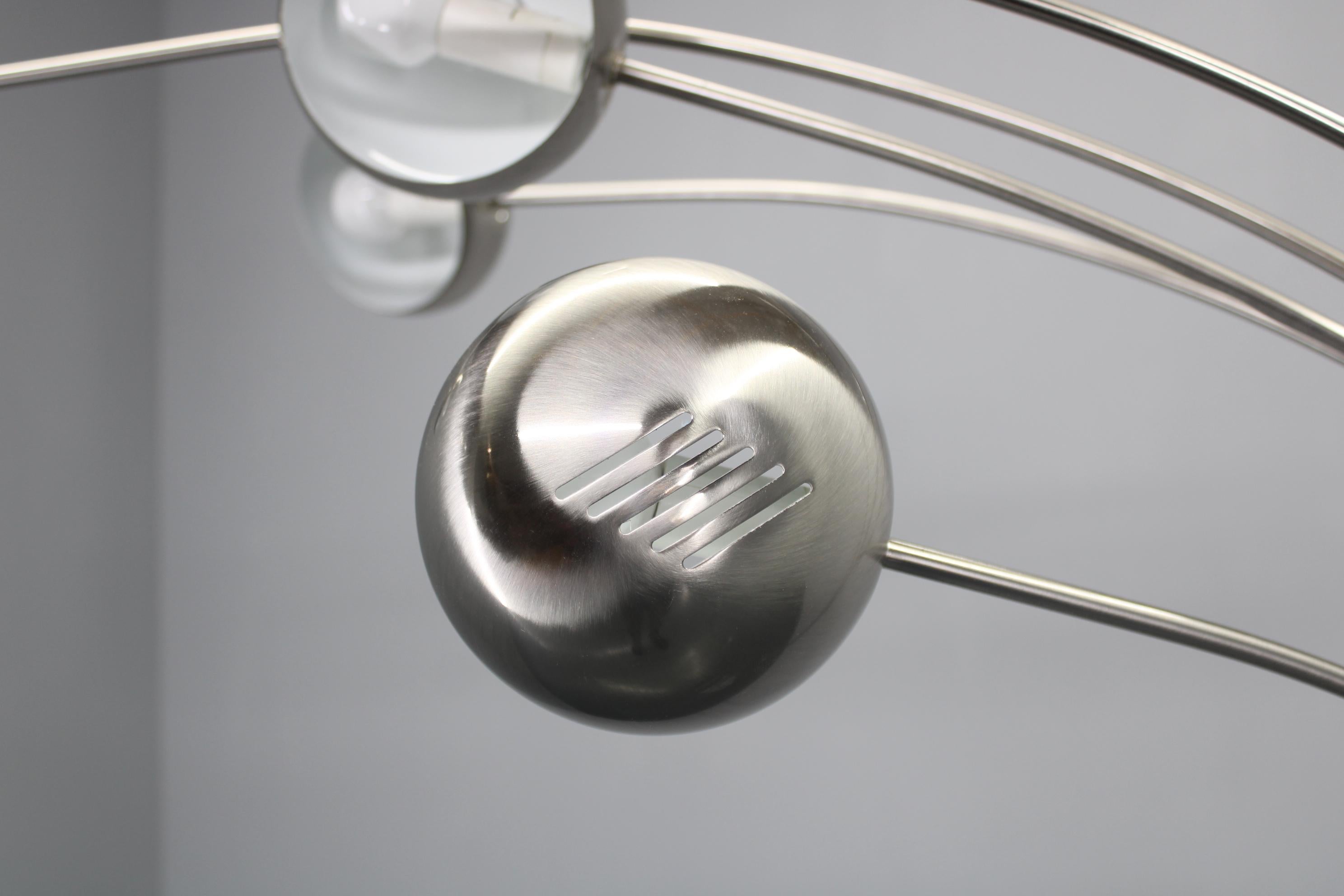 Lampada da terra a cinque bracci Cottex degli anni '70, Svezia in vendita 1