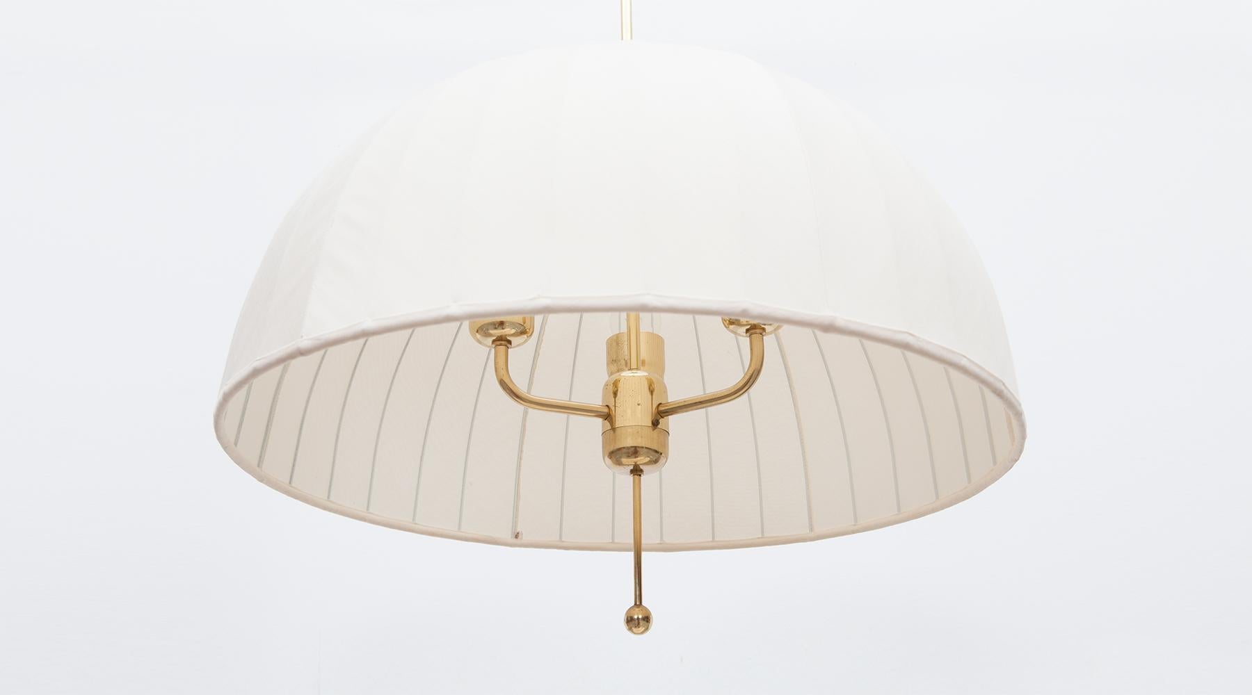 Mid-Century Modern 1970s Cotton and Ceiling Lamp by Hans-Agne Jakobsson