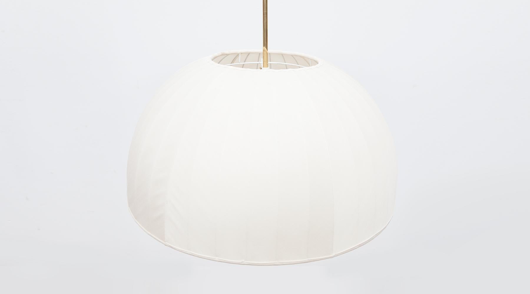 Swedish 1970s Cotton and Ceiling Lamp by Hans-Agne Jakobsson